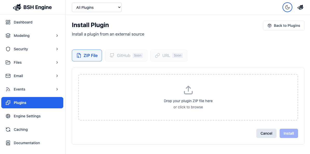install plugin