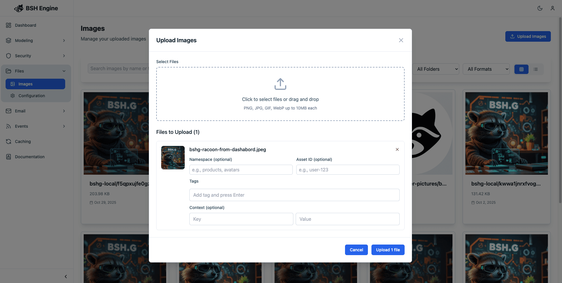 Uplaod Images