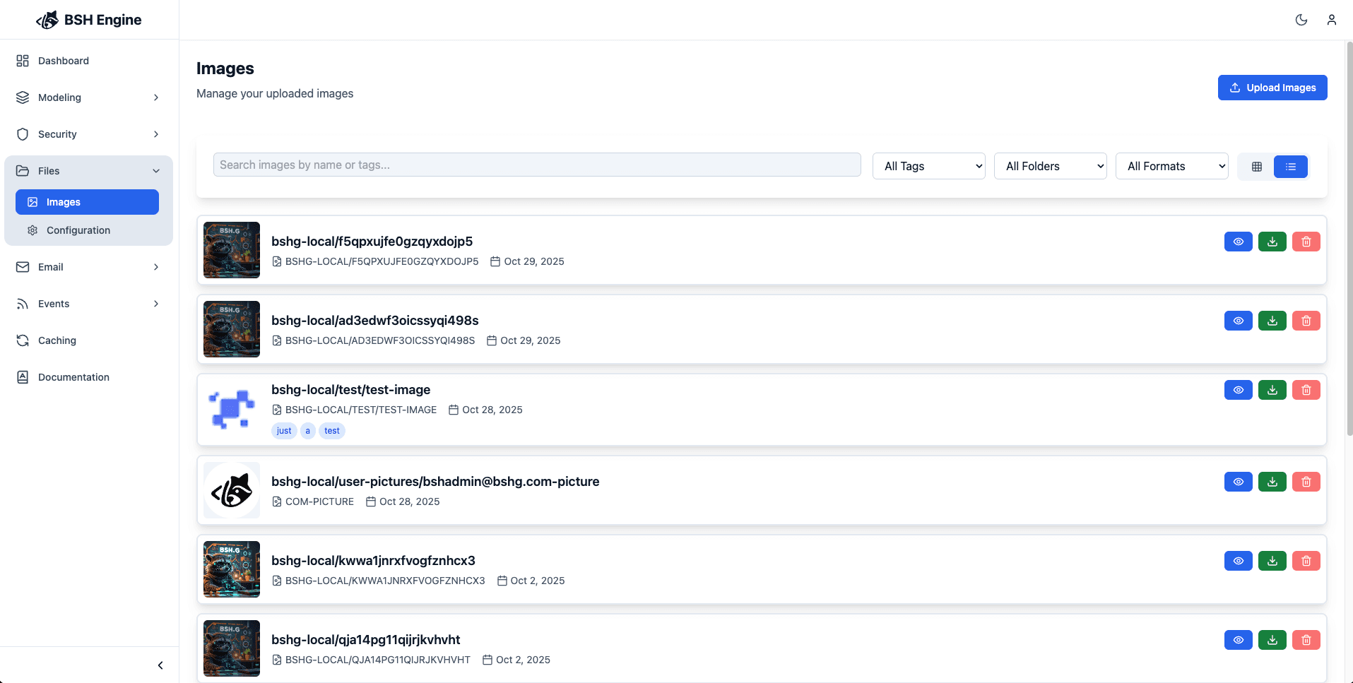 Uplaod Images