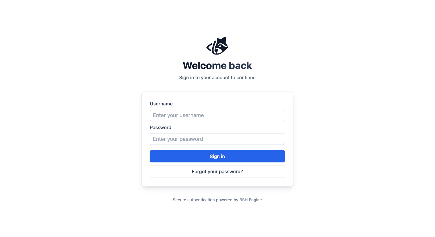 Login Page