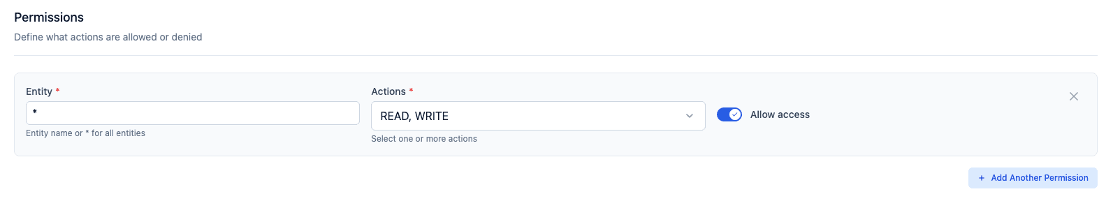 Create Policy Permissions